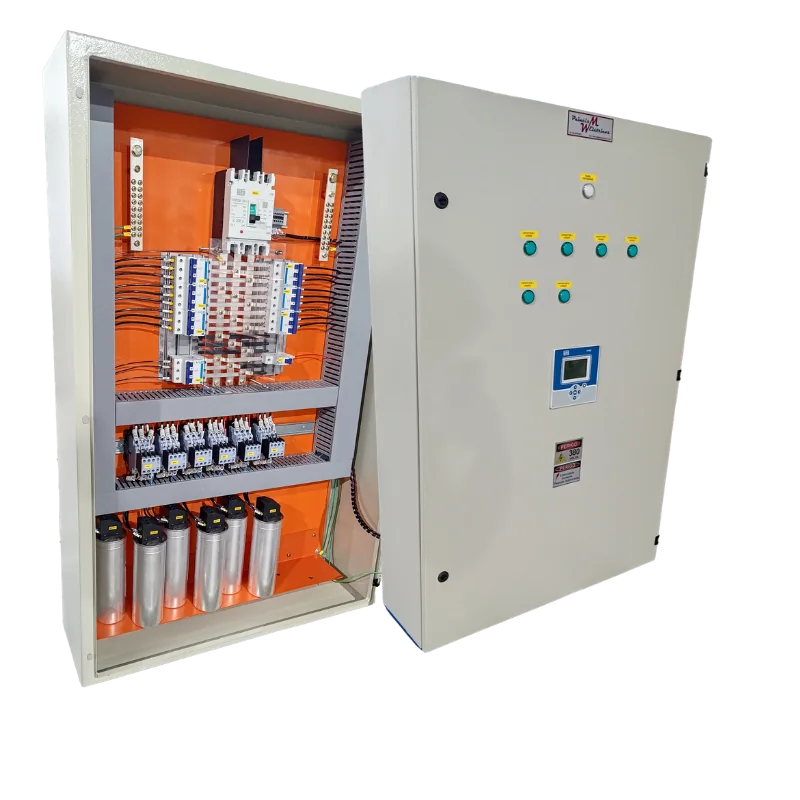 Banco de Capacitores montado pela WM Painéis Elétricos
