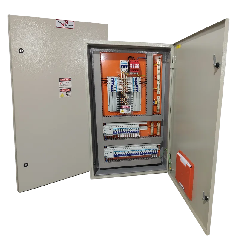 Quadro de Distribuição Elétrica montado pela WM Painéis Elétricos